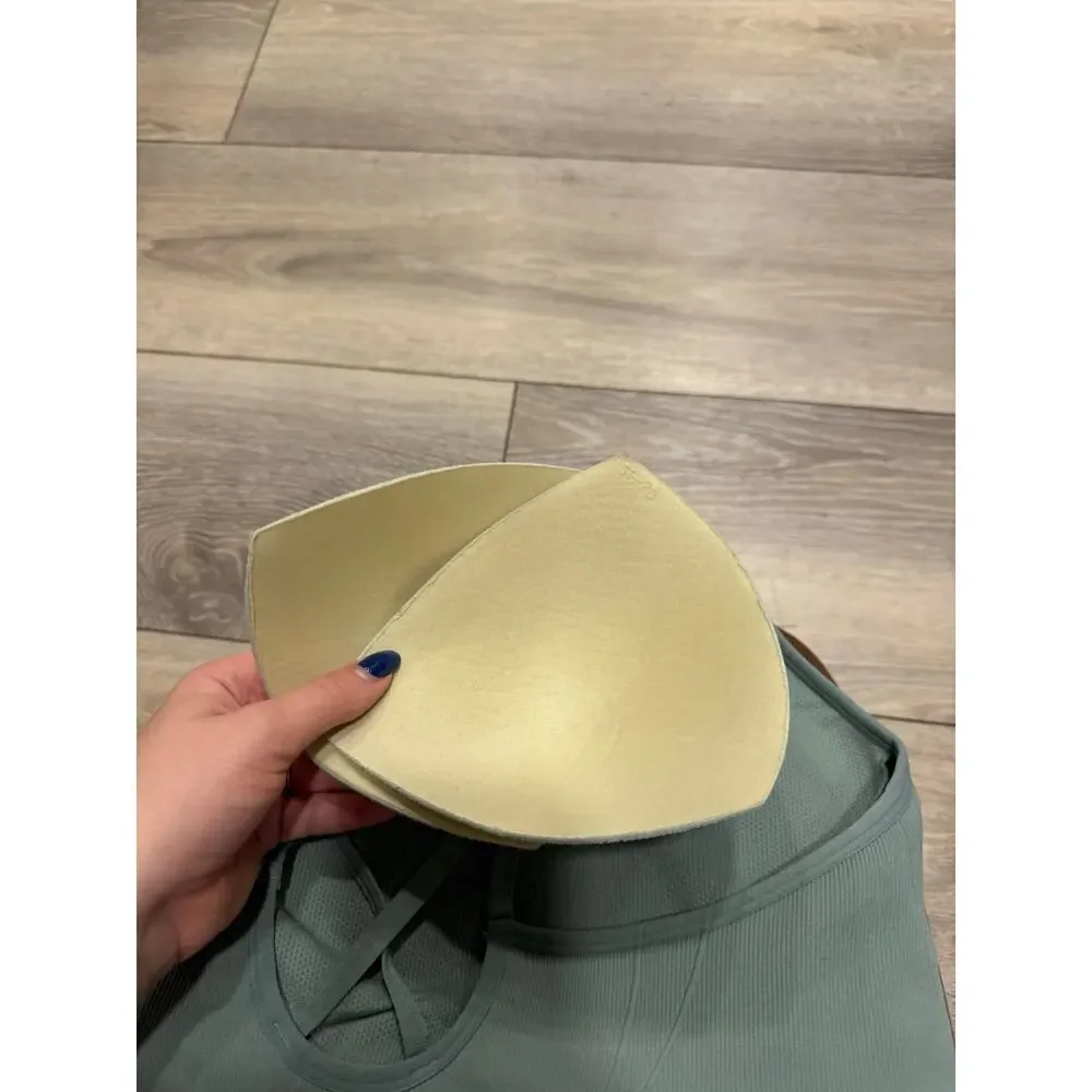 SOMA SPORT Longline Bra with Strappy Back XXL olive green